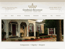 Tablet Screenshot of goodmanbensman.com